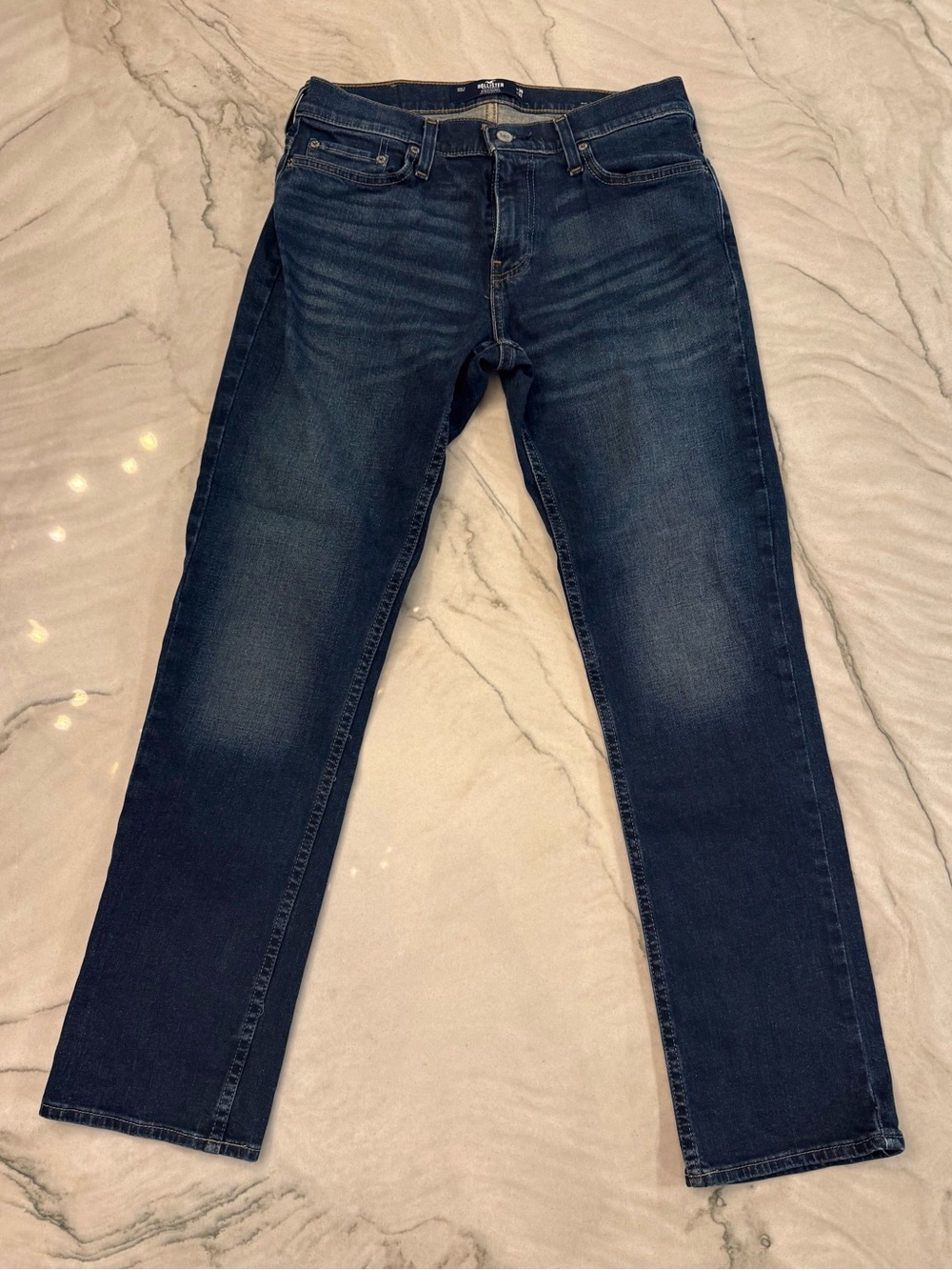 Hollister Men's Slim Straight Indigo Jeans